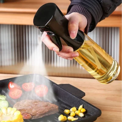1 Refillable oil spray bottle for cooking and olive oil dispensing